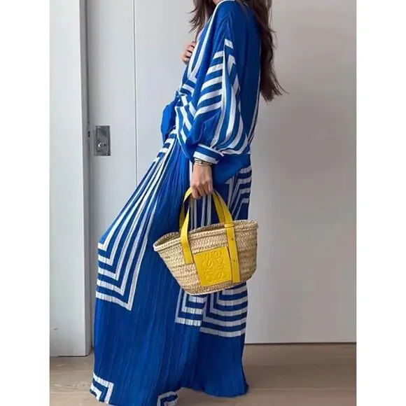 Commense XS Oversized Print Vacation Pants Set - Picture 2 of 4